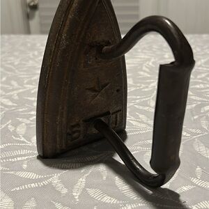 antique cast iron flat iron
